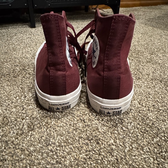 Converse Women's Dark Red Sneakers - Picture 2 of 5